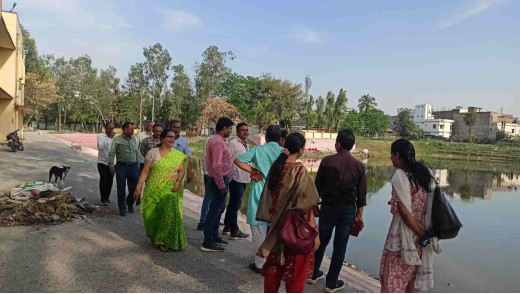 आरडीएस कॉलेज में चलाया गया स्वच्छता अभियान, सफाई के साथ किया गया वृक्षारोपण